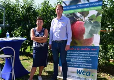 Harrie Groenbroek en Anja van Zachten van WEA Accountants & Adviseurs. Zij zijn gespecialiseerd in de fruitteelt en boomkwekerijen sector.